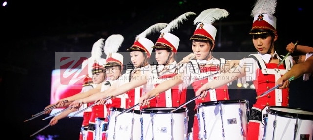 花式军鼓，女子花式军鼓，女子军乐队，北京女子军乐队